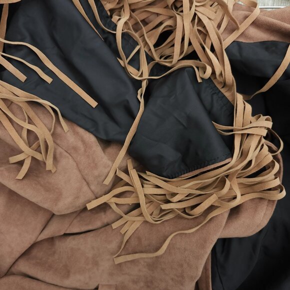 VINTAGE Western Collection Tassel Fringe Jacket Size Medium Embroidered Horses - Picture 8 of 8